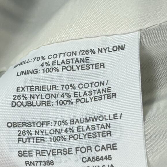 J. Crew Parke Blazer Stretch Seersucker Stripe Gray White Size 6 - Picture 5 of 5